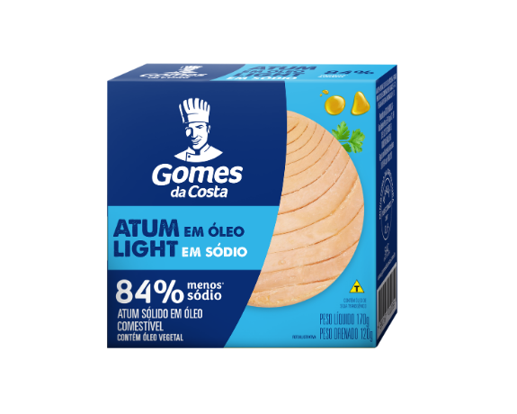 Atum light em oleo em sodio