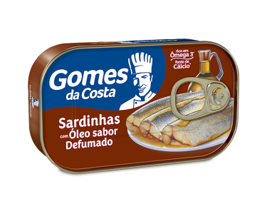 Produto sardinhas com oleo sabor defumado 125g