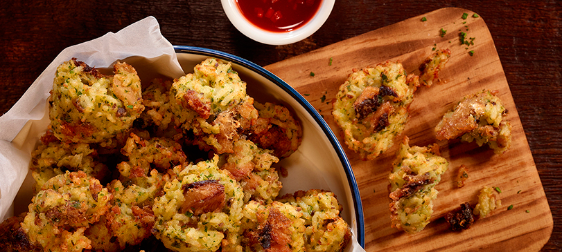 Bolinho de Arroz com Sardinha