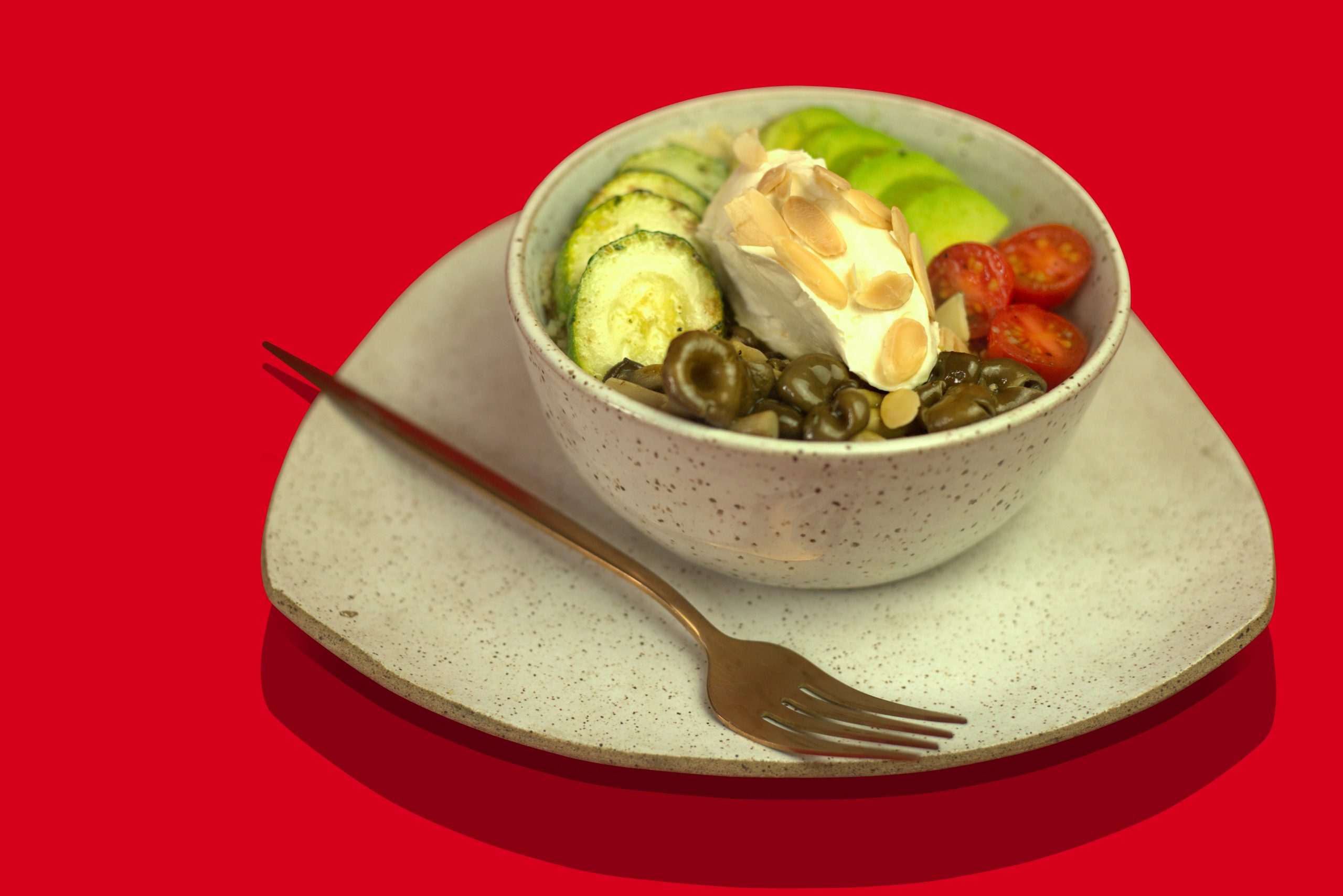 Cuscuz Marroquino com Legumes Grelhados