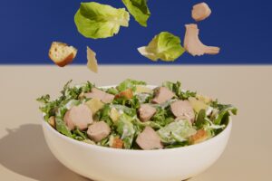 Salada Caesar de Atum