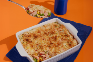 Arroz Primavera de Atum Gratinado