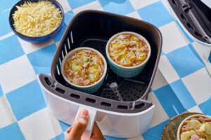 Atum gratinado com batatas