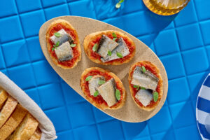 Bruscheta de sardinha